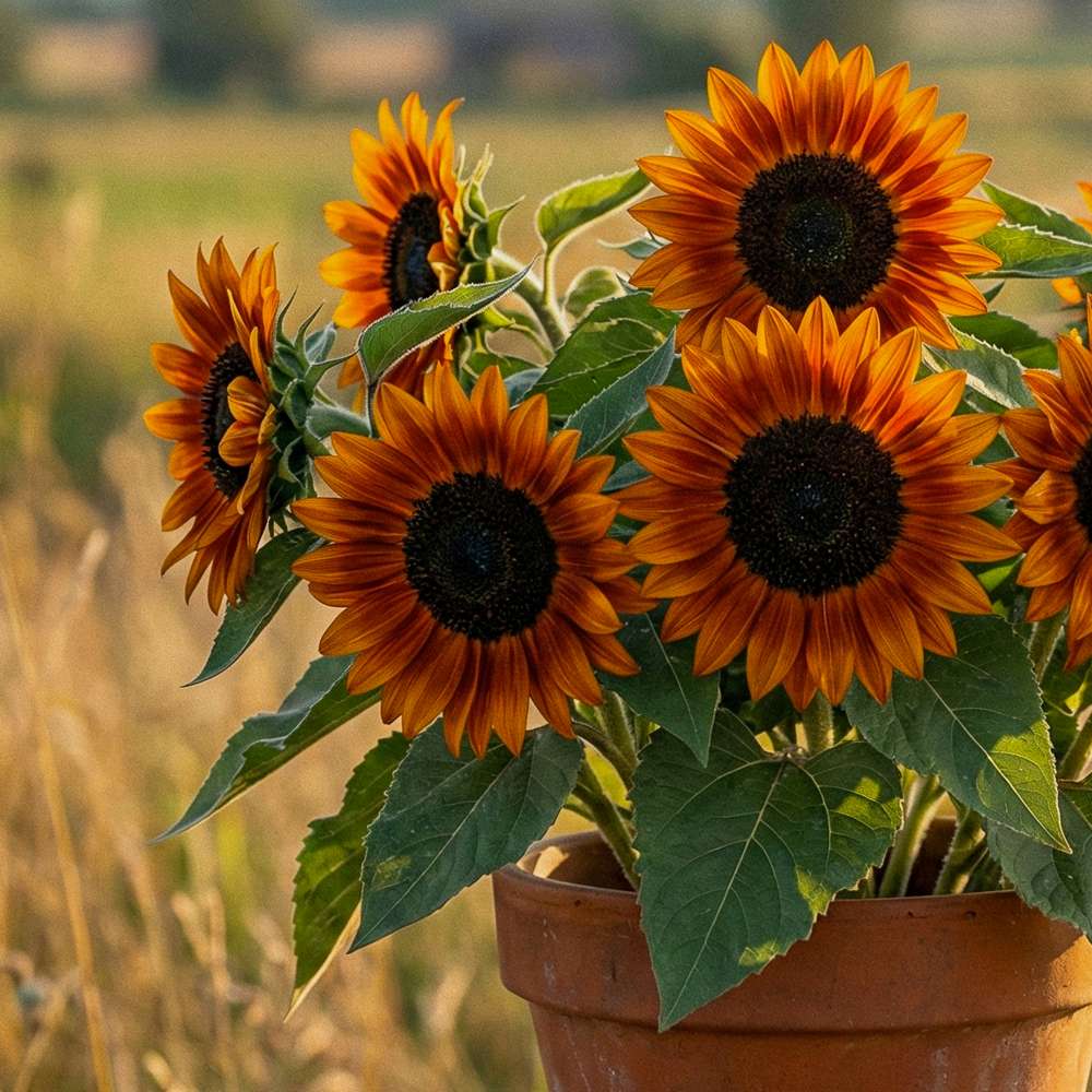 Solros 'Sunrich Orange' (Frö)